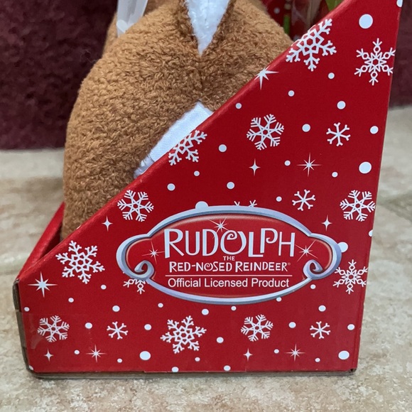 Classic Rudolph the Red-Nosed Reindeer Plush Toy Santa’s Big Night Book Gift Set - Picture 7 of 12